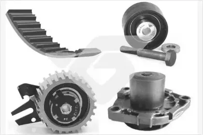 Водяной насос + комплект зубчатого ремня HUTCHINSON купить